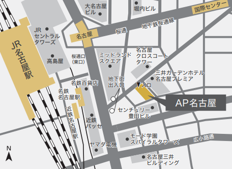 AP名古屋地図